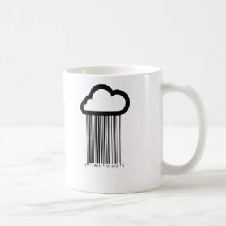 Barcode Cloud Illustration mug