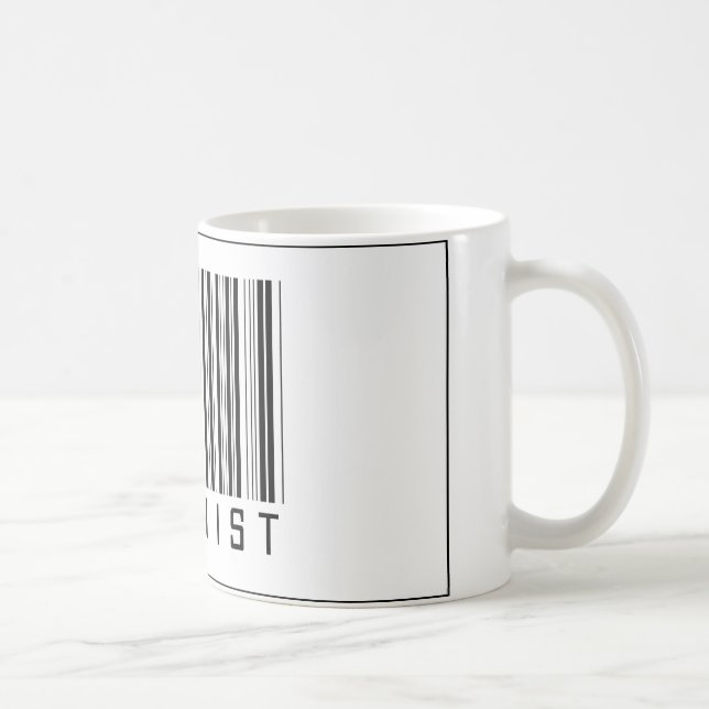 Barcode Feminist Coffee Mug (Right)