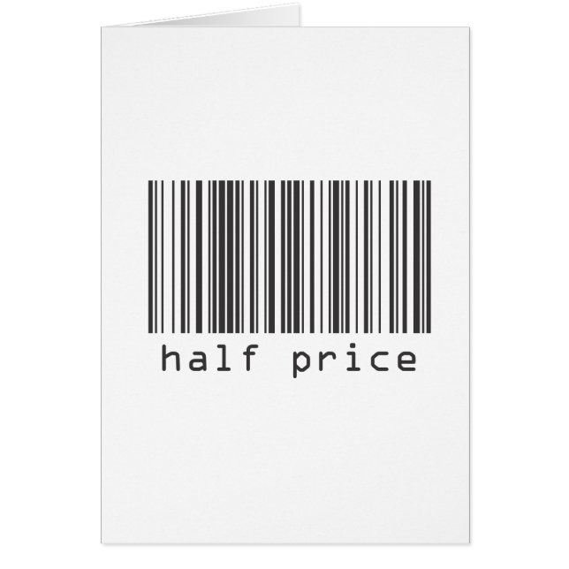 Barcode - Half Price (Front)