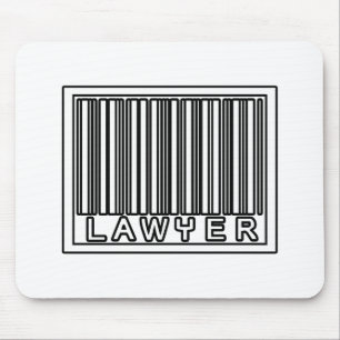Barcode Lawyer Mouse Mat