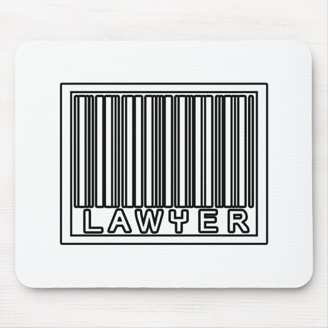 Barcode Lawyer Mouse Mat (Front)