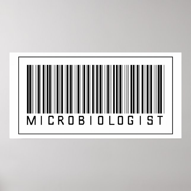 Barcode Microbiologist Poster (Front)