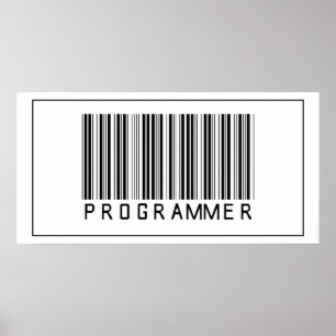 Barcode Programmer Poster