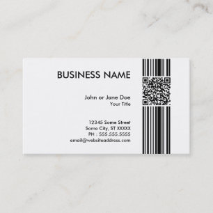 barcode QR code Business Card