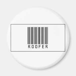 Barcode Roofer Magnet