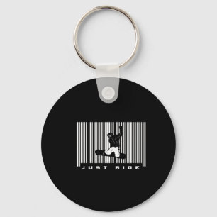 Barcode Snowboarding Apparel - Snowboarder Snowboa Key Ring