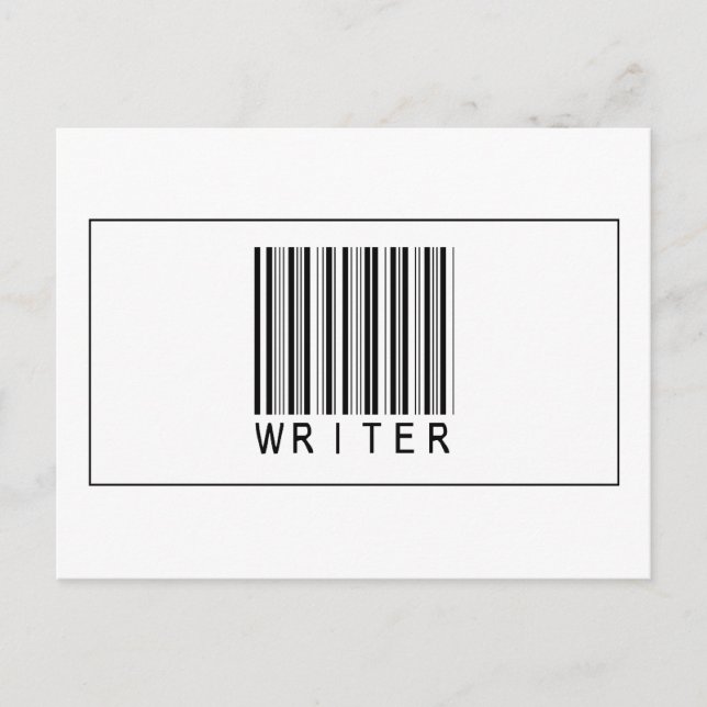 Barcode Writer Postcard (Front)