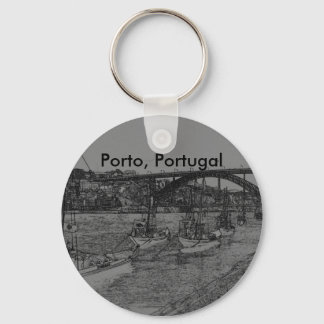 Barcos, Porto, Portugal Key Ring