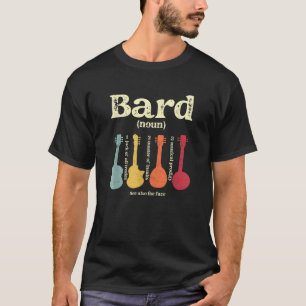 Bard Class Tabletop Definition Musical Prodigy Ins T-Shirt