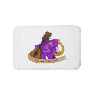 Bard Dice Design Bath Mat