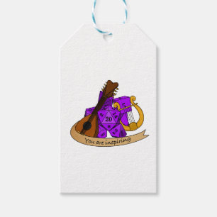 Bard Dice Design Gift Tags