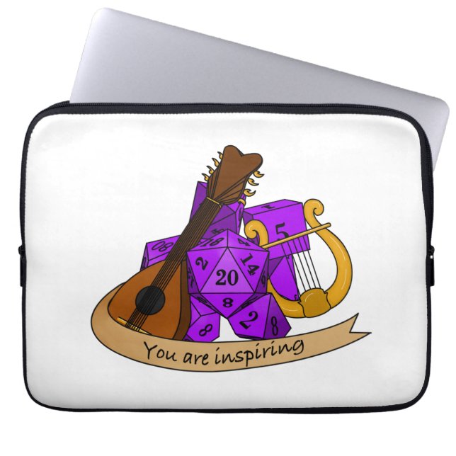 Bard Dice Design Laptop Sleeve (Front)