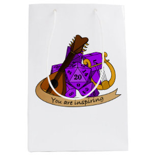 Bard Dice Design Medium Gift Bag