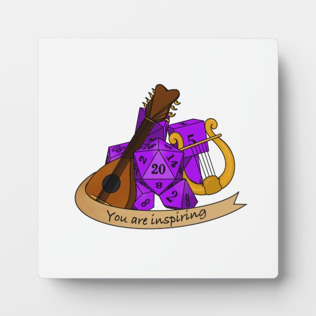 Bard Dice Design Plaque (Front)