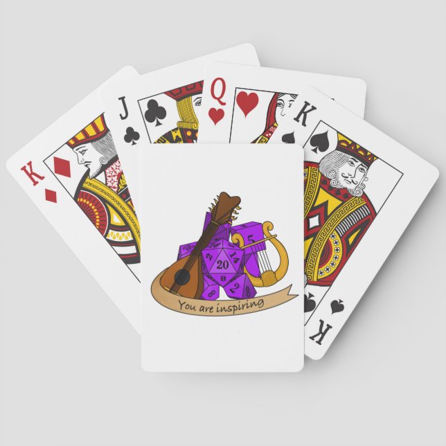 Bard Dice Design Playing Cards (Back)