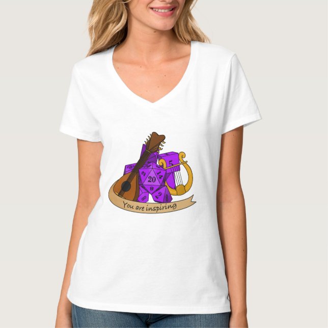 Bard Dice Design T-Shirt (Front)