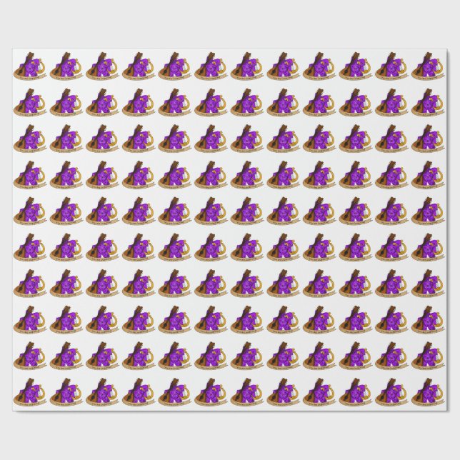 Bard Dice Design Wrapping Paper (Flat)