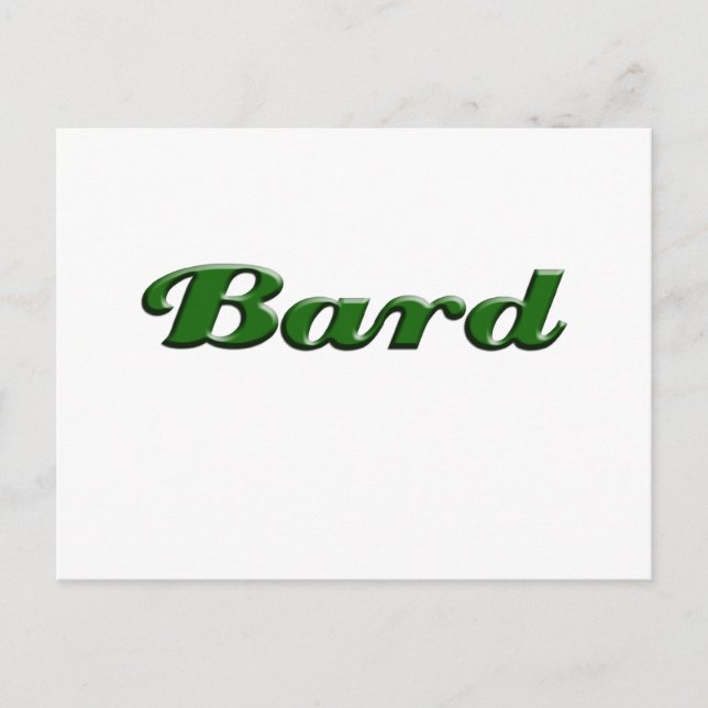 bard postcard (Front)