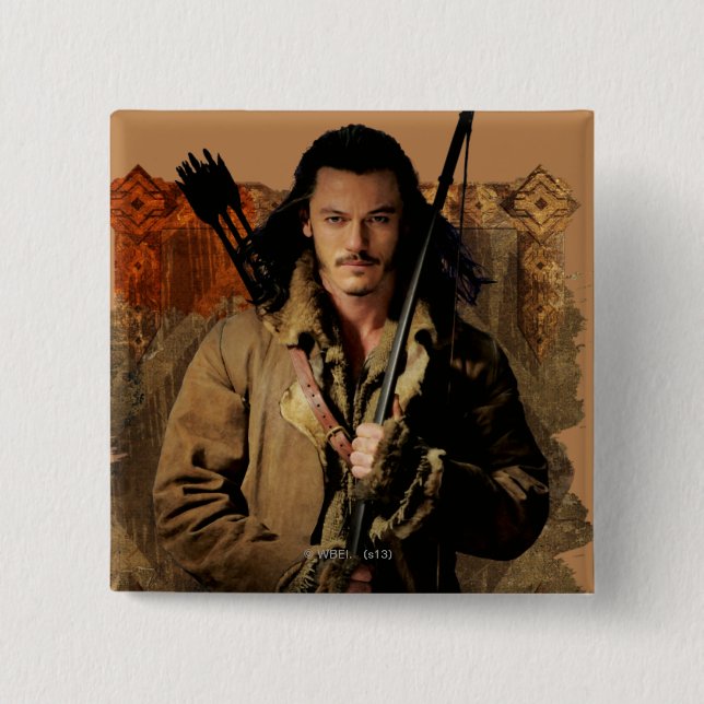 BARD THE BOWMAN™ Framed Graphic 15 Cm Square Badge (Front)