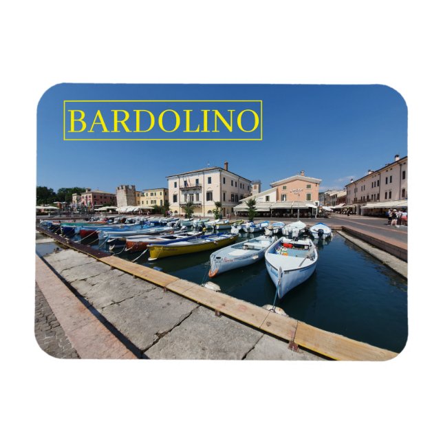 Bardolino Lake Garda fridge magnet (Horizontal)