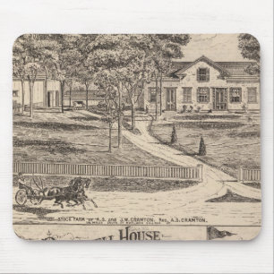 Bardwell House in Rutland Vermont Mouse Mat