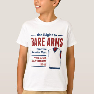 Bare Arms Rick Santorum Sweater Vest 2012