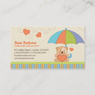 Bare Bottoms Baby Fashions Business Cards