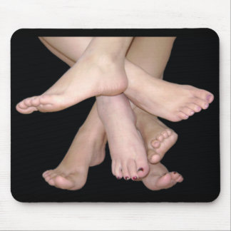 Bare Feet Art Mouse Mat