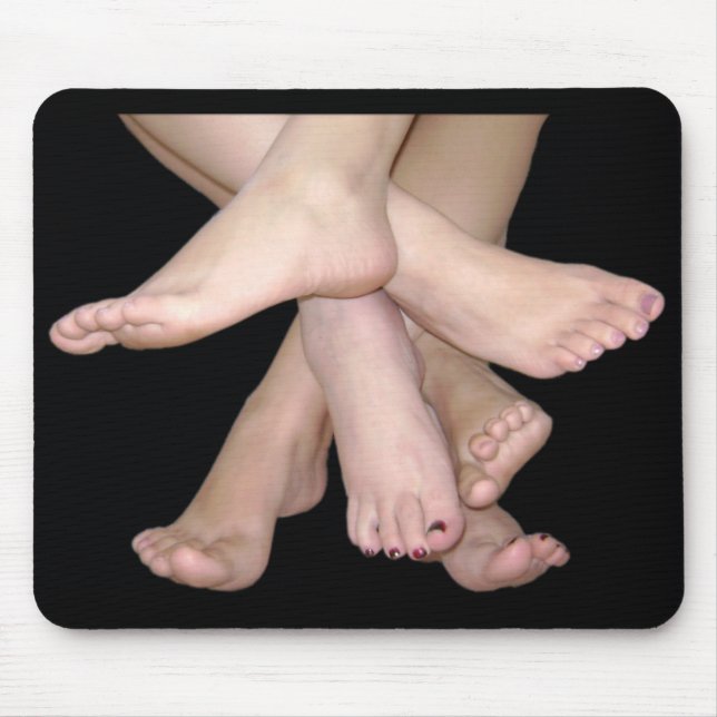 Bare Feet Art Mouse Mat (Front)