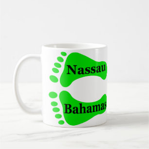 Bare Feet Nassau Bahamas Coffee Mug