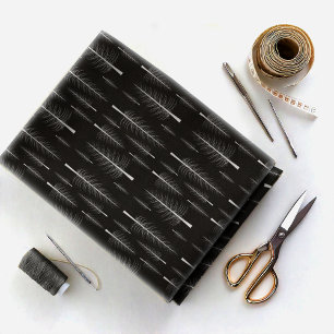 Bare Fir Trees White on Any Colour ID877 Fabric