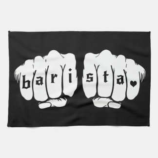 Bare Knuckle Barista Tea Towel