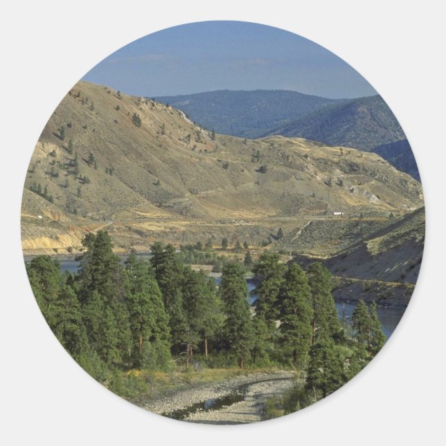 Bare Mountains Classic Round Sticker (Front)