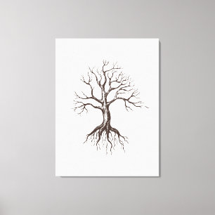 Bare tree canvas print
