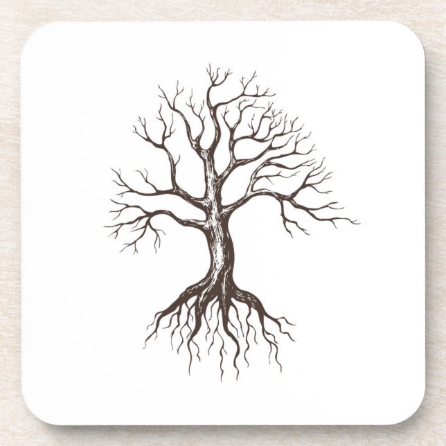 Bare tree coaster (Front)