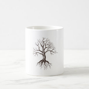 Bare tree coffee mug