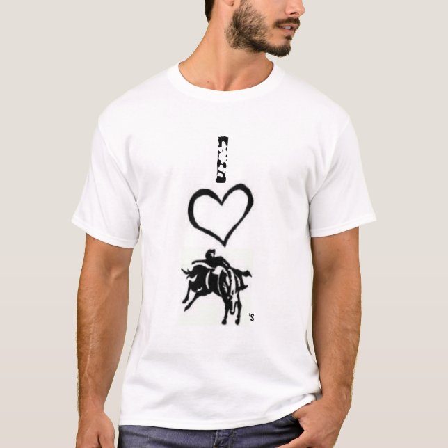 Bareback Rider's Girlfriend T T-Shirt (Front)