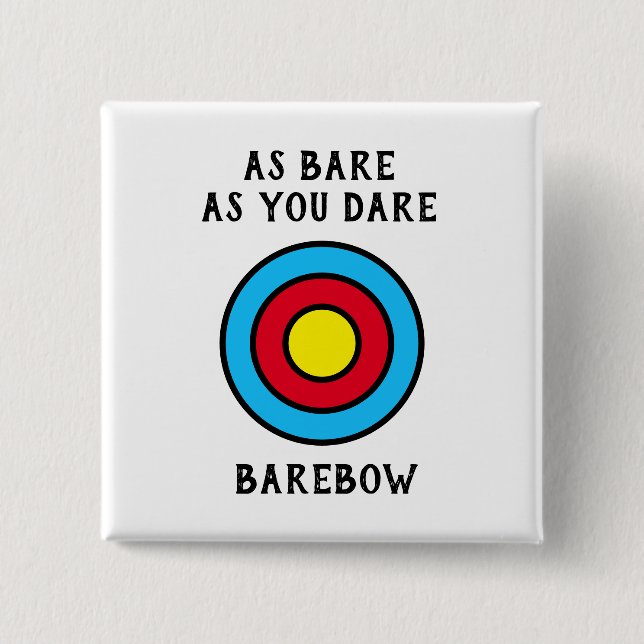 Barebow Archery Button (Front)