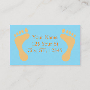 Barefoot Beach Bum Thunder_Cove Business Card