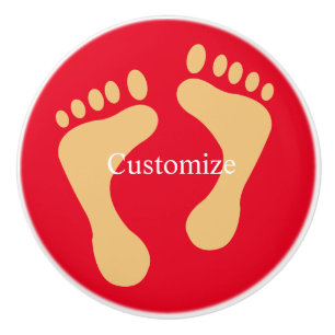 Barefoot Beach Bum Thunder_Cove Ceramic Knob