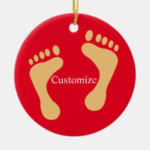 Barefoot Beach Bum Thunder_Cove  Ceramic Tree Decoration