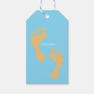 Barefoot Beach Bum Thunder_Cove Gift Tags