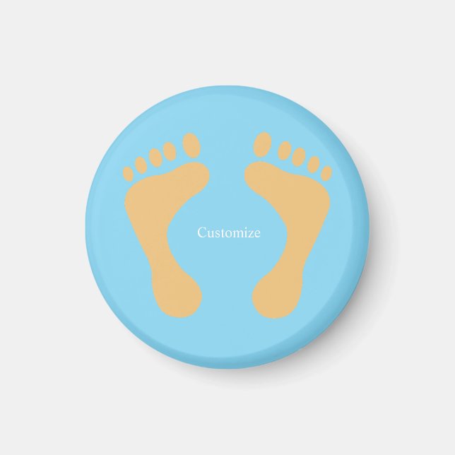 Barefoot Beach Bum Thunder_Cove Magnet (Front)