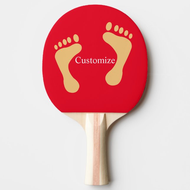 Barefoot Beach Bum Thunder_Cove Ping Pong Paddle (Front)