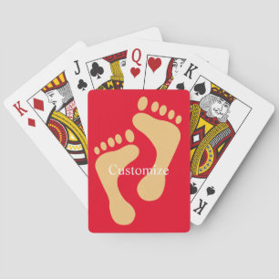 Barefoot Beach Bum Thunder_Cove  Playing Cards