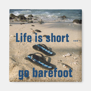 Barefoot Beach Inspiration magnet
