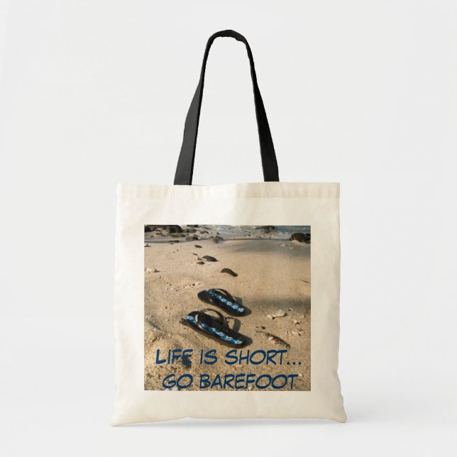 Barefoot  Beach Inspiration Tote Bag (Front)