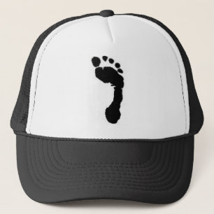 Barefoot Brand trucker hat featuring logo