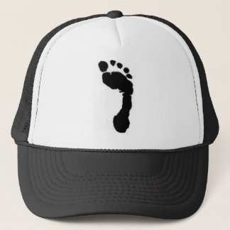 Barefoot Brand trucker hat featuring logo