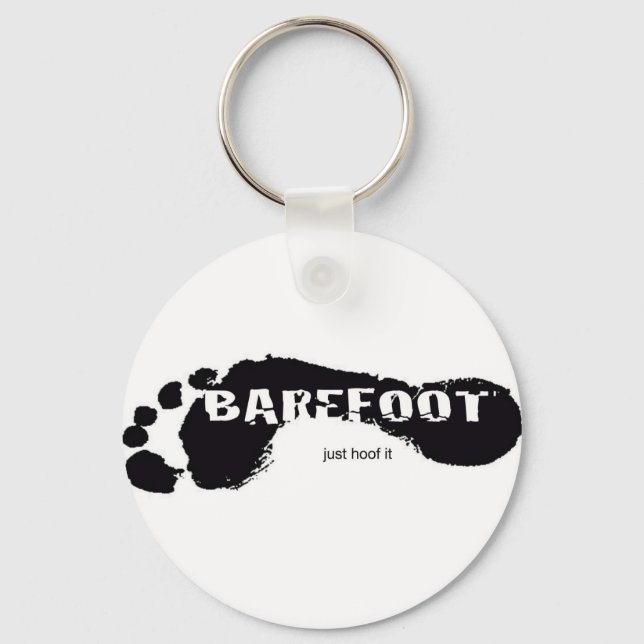 BareFoot Logo Key Ring (Front)